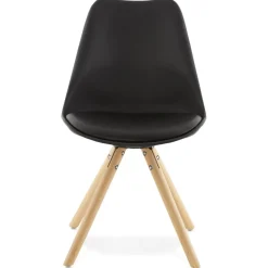 Chaise scandinave 'GOUJA' noire