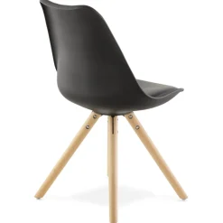 Chaise scandinave 'GOUJA' noire