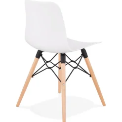 Chaise scandinave 'TONIC' blanche design
