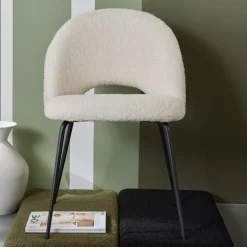 Chaise TEDDY MATCHA MOKACreme