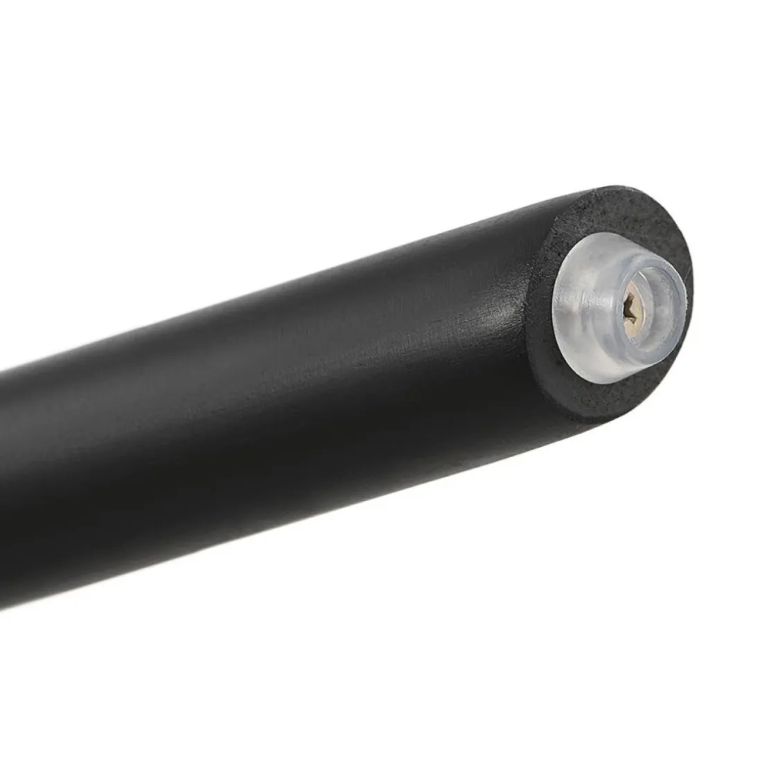 Chaise vintage 'RICKY' en velours noir et pieds en bois noir