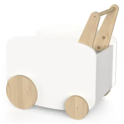 Chariot de Rangement a roulettes blanc FIRMIANA