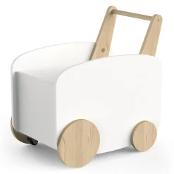 Chariot de Rangement a roulettes blanc FIRMIANA