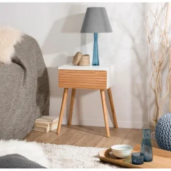 Chevet 1 tiroir style scandinave CAMY