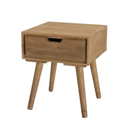 Chevet ANDY Scandi Bois 1 Tiroir Sapin