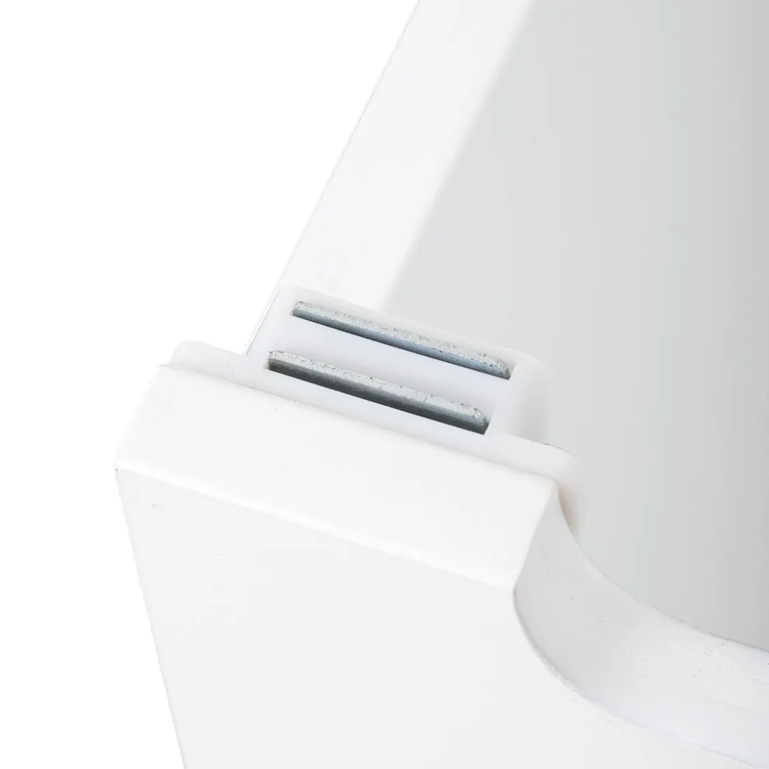 Coffre blanc en bois 58x48