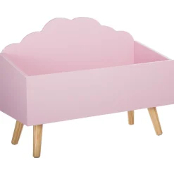 Coffre nuage rose