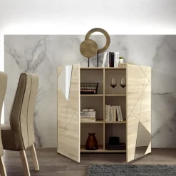 Commode 2 portes beige