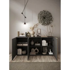 Commode 3 portes panneaux de particules de première qualité