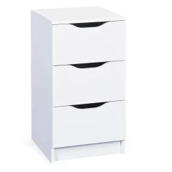 Commode 3 tiroirs Blanc MAURATI