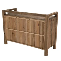 Commode ANDRIAN 2 Tiroirs Bois Pin Recyclé