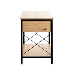 Console 1 tiroir et 1 plateau décor chêne