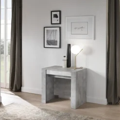 Console avec 4 allonges Beige