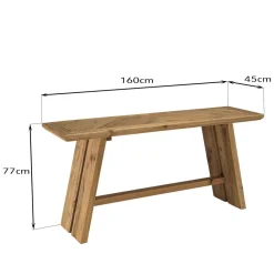 Console bois Pin recyclé