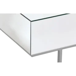 Console en Miroir NARCISSO pieds Argent