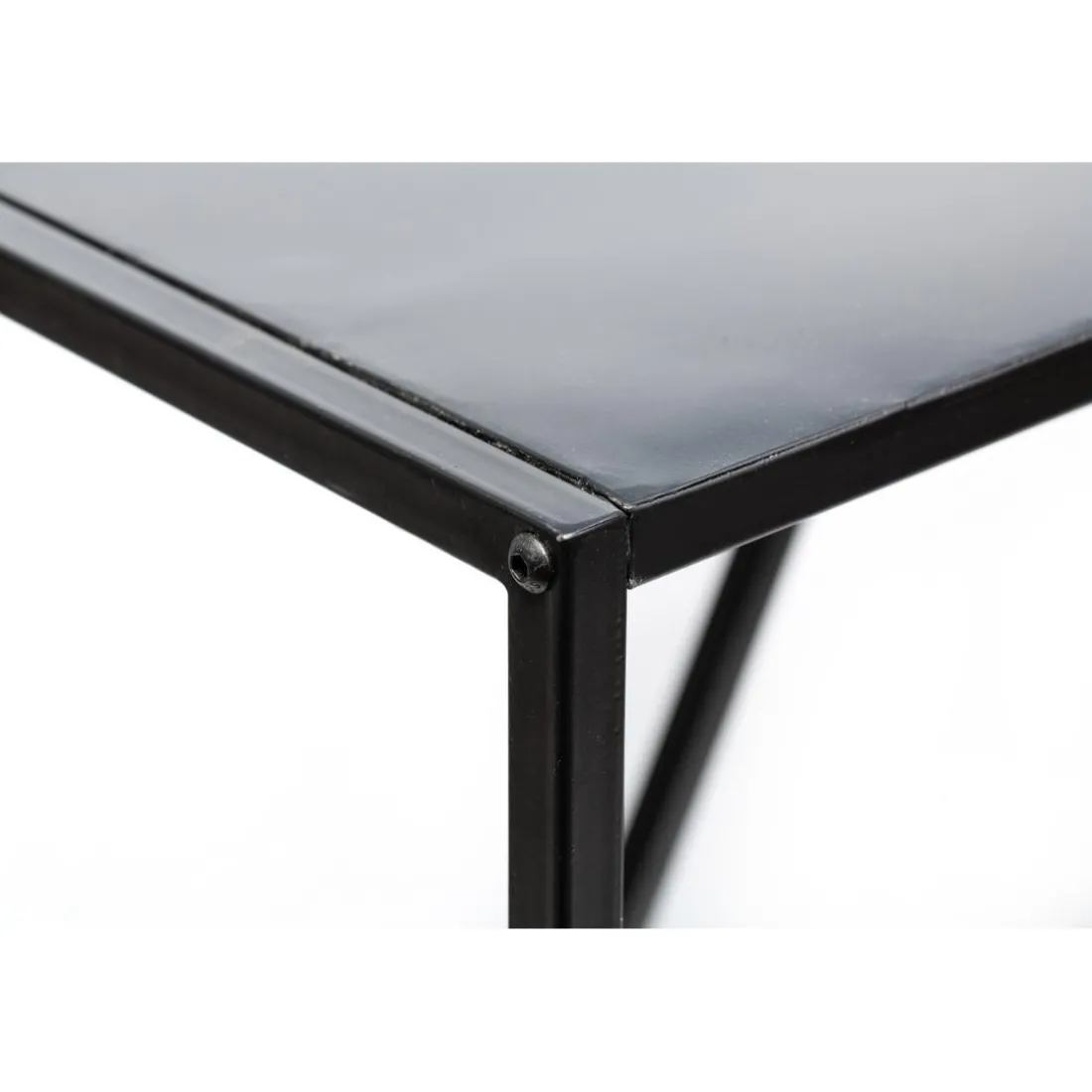 Console en métal Blanc Style industriel