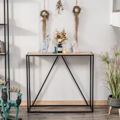 Console en métal et en bois Style Industriel