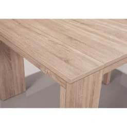 Console extensible chêne clair 250cm mat CHICAGO