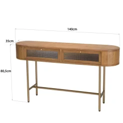 Console YSEULT 2 tiroirs