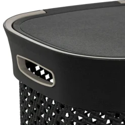 Corbeille 60L gris anthracite