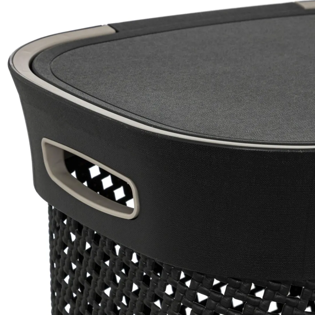 Corbeille 60L gris anthracite