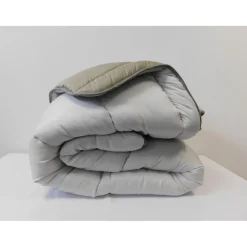 Couette Bicolore en Polyester gris