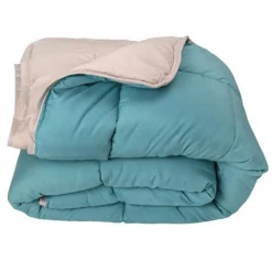 Couette chaude bicolore COCOON lac/galet