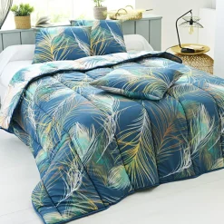 Couette chaude PLUMA 140x200 bleu 400G