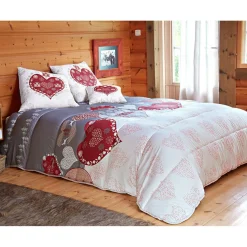 Couette Réversible rouge