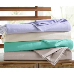 Couette Tempérée en coton ETE lilas