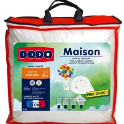 Couette Unie DODO MAISON ANTI-ACARIENS Chaude