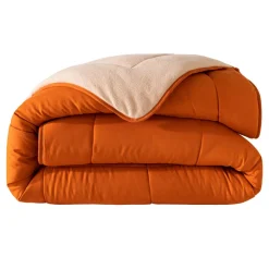 Couette 200x200 HEBE 400 g/m² orange en polyester