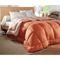 Couette 200x200 HEBE 400 g/m² orange en polyester