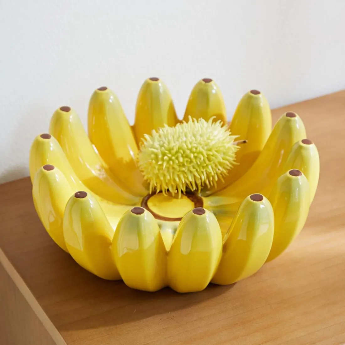 Coupe à fruits bananes céramique NANABA