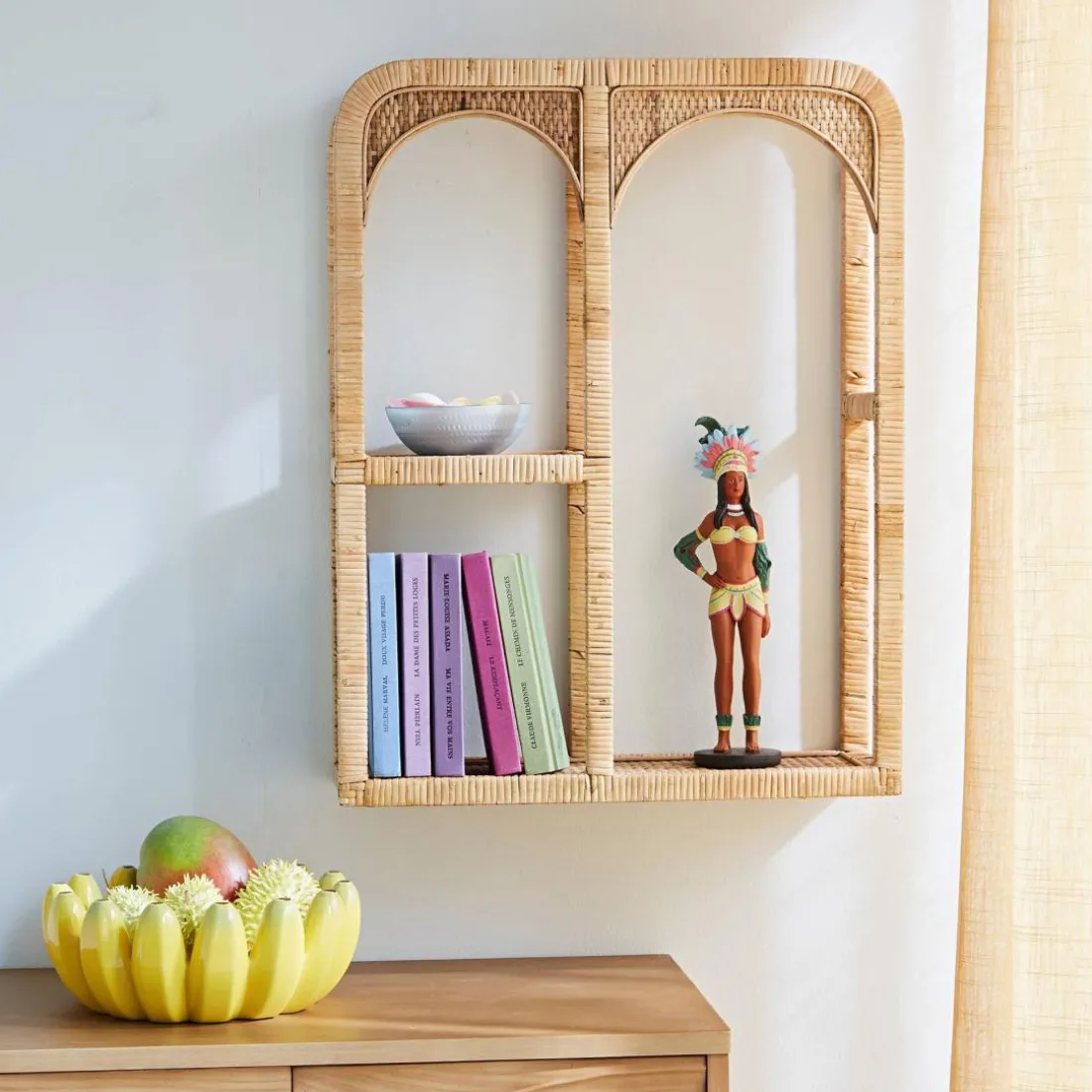 Coupe à fruits bananes céramique NANABA