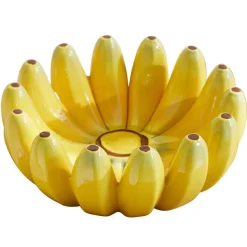 Coupe à fruits bananes céramique NANABA