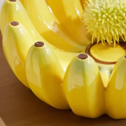Coupe à fruits bananes céramique NANABA
