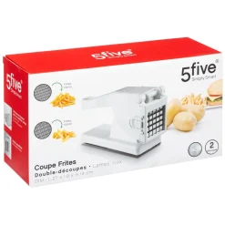 Coupe frites lame inox blanc