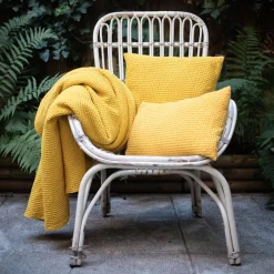 Coussin coton Maia Bleu Navy