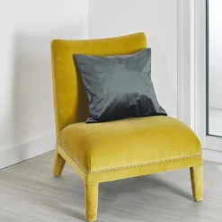 Coussin d'Ameublement Uni Anthracite 045X045 cm VELOURS