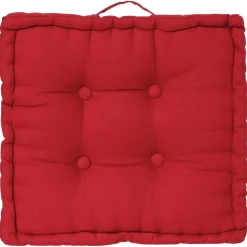 Coussin de sol rouge 40x40