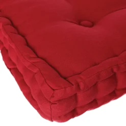 Coussin de sol rouge 40x40