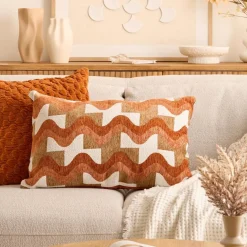 Coussin Floe 58x38cm - ambre