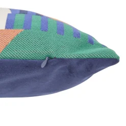 Coussin Flow 58x38cm - bleu indigo