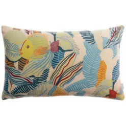 Coussin imprimé DORI Lagon