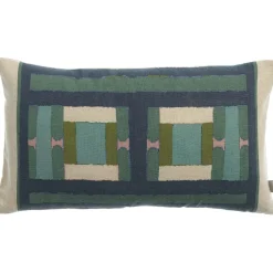 Coussin imprimé Taho Vert de gris