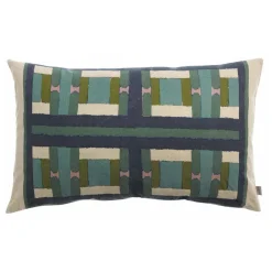 Coussin imprimé Taho Vert de gris