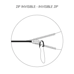 Coussin uni Alga outdoor Indigo 30 x 50