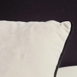 Coussin Velour en Polyester 40 x 90 cm MATCHA + MOKA Creme