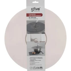 Couvercle anti éclaboussure D35cm gris en silicone